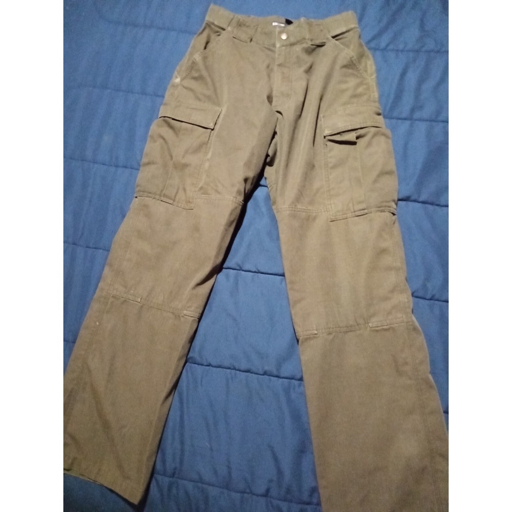511 Tactical Series Cargo Pants Men's 31.5X35 Black Brown Padded Rip Stop